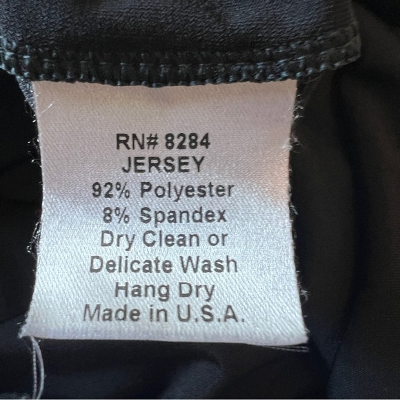 ABI FERRIN Nikki 5 Way Convertible Jersey Knit Dress Black Size Medium FLAW - Picture 7 of 10